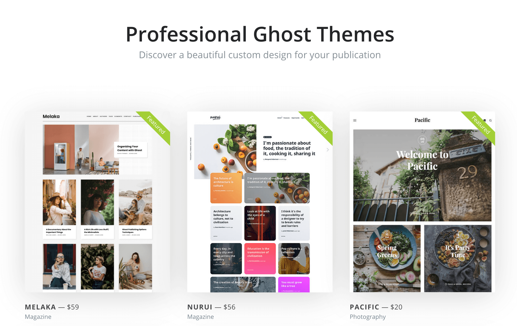 ghost theme marketplace screenshot